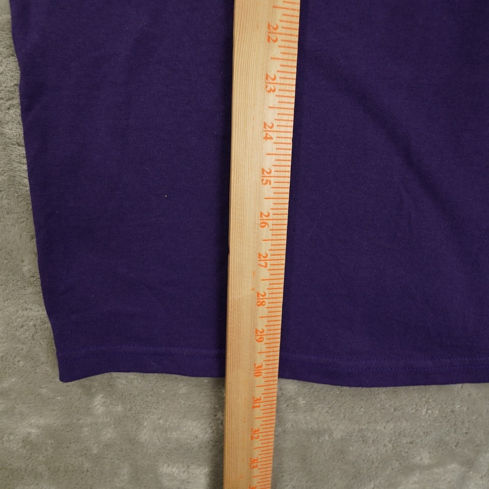 Nike Vintage 90s T Shirt Men's‎ Medium Spellout Purple Long Sleeve NWT - Picture 10 of 10